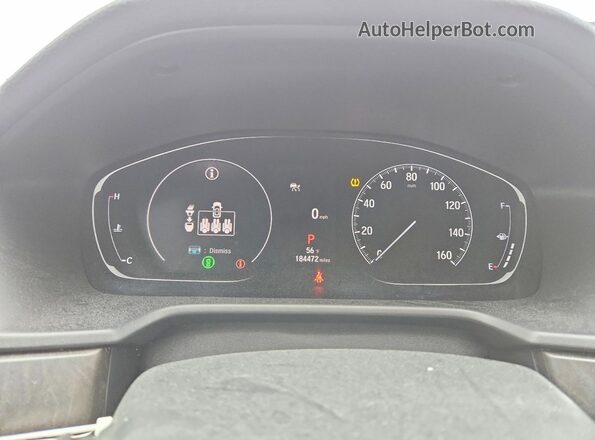 1HGCV1F54MA092027 2021 HONDA ACCORD Gray Widok zestawu wskaźników