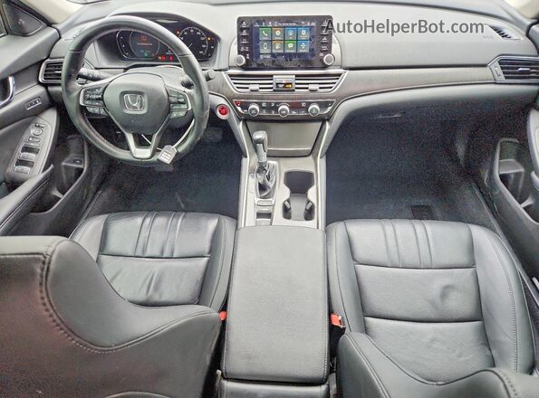 1HGCV1F54MA092027 2021 HONDA ACCORD Gray Widok deski rozdzielczej