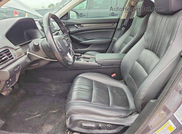 1HGCV1F54MA092027 2021 HONDA ACCORD Gray Widok wnętrza z przodu