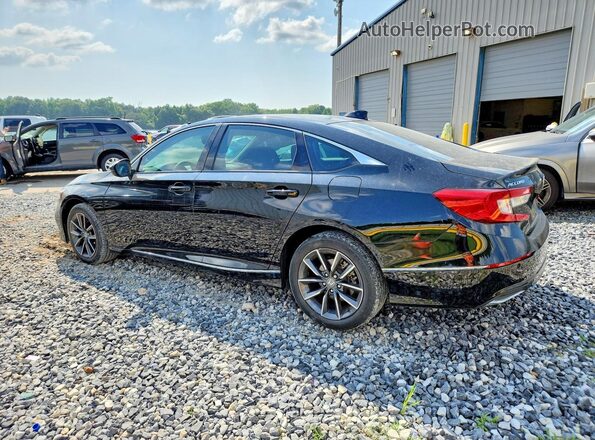 1HGCV1F54MA118884 2021 HONDA ACCORD Black Tył lewy