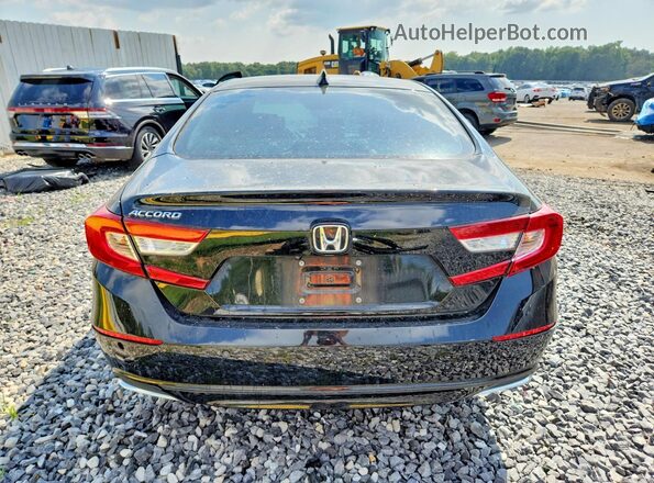 1HGCV1F54MA118884 2021 HONDA ACCORD Black Widok z tyłu