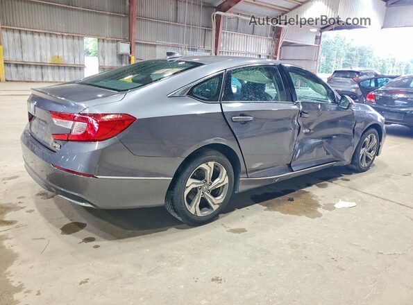 1HGCV1F57JA070602 2018 HONDA ACCORD Gray Rear right