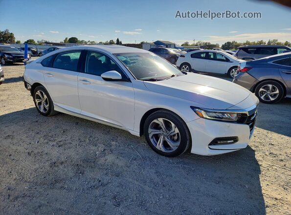 1HGCV1F58JA108449 2018 HONDA ACCORD White Front right