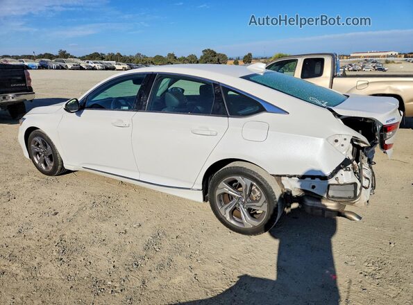 1HGCV1F58JA108449 2018 HONDA ACCORD White Rear left
