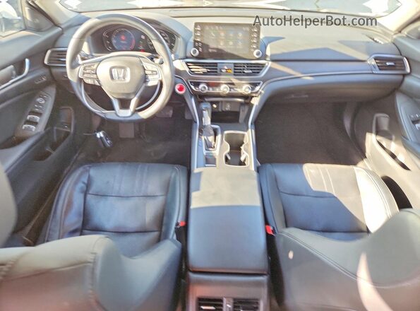 1HGCV1F58JA108449 2018 HONDA ACCORD White Dashboard view