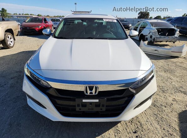 1HGCV1F58JA108449 2018 HONDA ACCORD White Front view