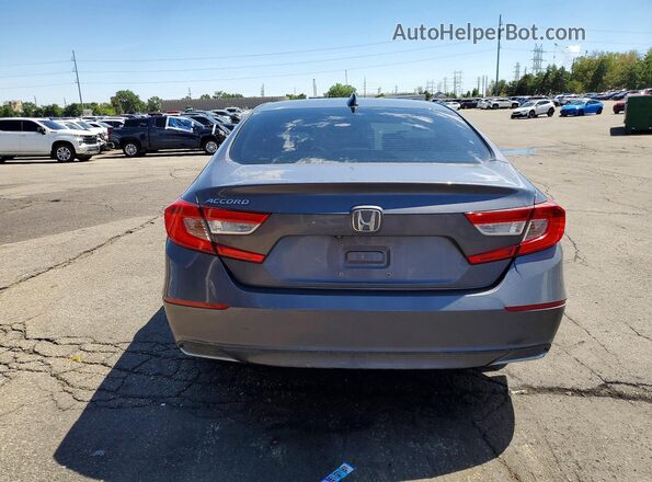 1HGCV1F58JA128958 2018 HONDA ACCORD Серый Вид сзади