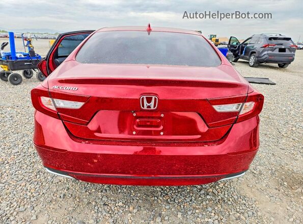 1HGCV1F58KA108808 2019 HONDA ACCORD Red Հետևի տեսք