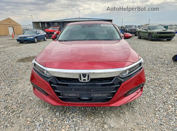 1HGCV1F58KA108808 2019 HONDA ACCORD Red Դիմացի տեսք
