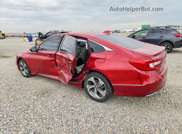 1HGCV1F58KA108808 2019 HONDA ACCORD Red Հետևի ձախ