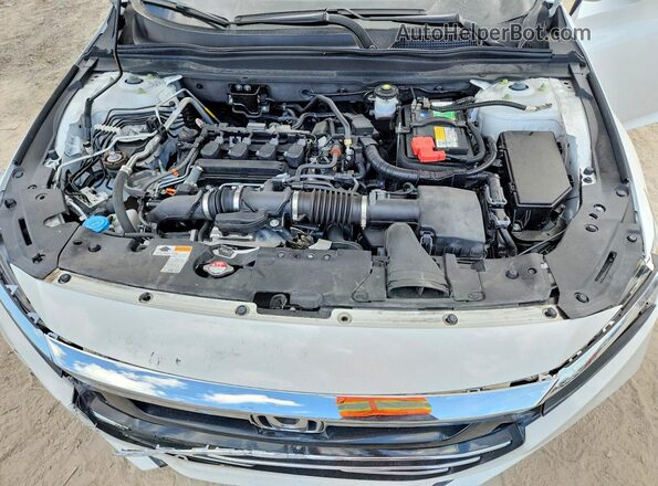 1HGCV1F58MA069611 2021 HONDA ACCORD White Вид задньої частини салону