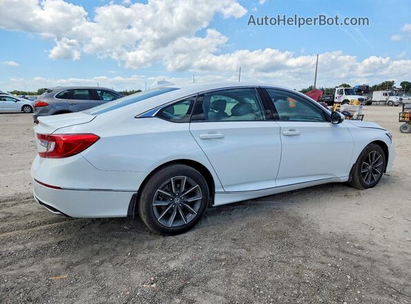1HGCV1F58MA069611 2021 HONDA ACCORD White Задня права чверть