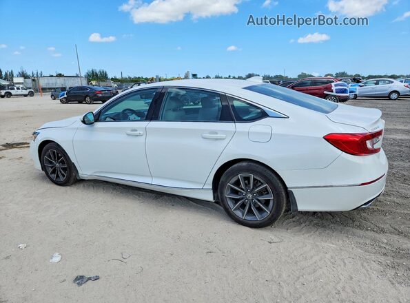 1HGCV1F58MA069611 2021 HONDA ACCORD White Задня ліва чверть