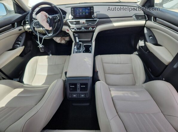 1HGCV1F58MA069611 2021 HONDA ACCORD White Вид панелі приладів