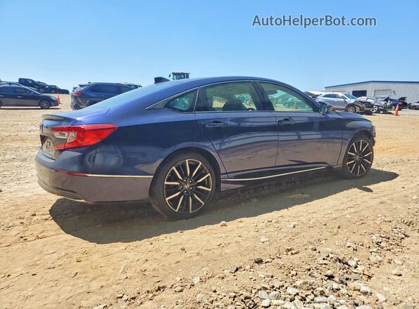 1HGCV1F64JA010219 2018 HONDA ACCORD Blue Trasero derecho