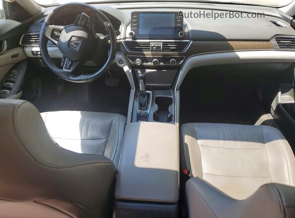 1HGCV1F64JA010219 2018 HONDA ACCORD Blue Vista del salpicadero