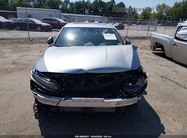 1HGCV1F91JA072428 2018 HONDA ACCORD Gray ხელსაწყოთა პანელის ხედი