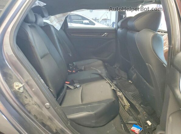 1HGCV2E35JA003339 2018 HONDA ACCORD Серебряный Вид задних сидений