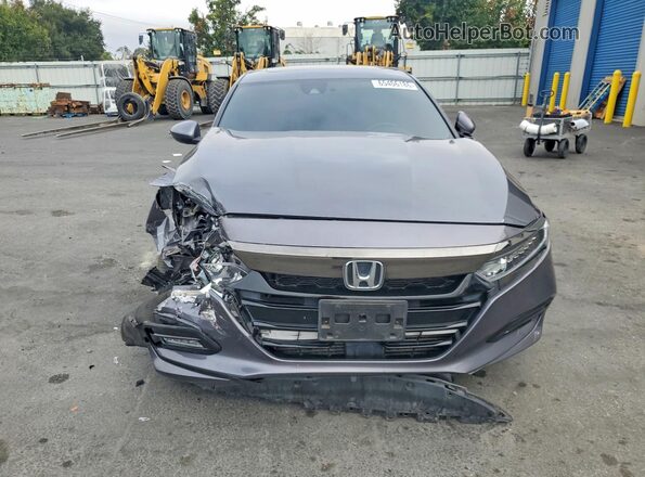 1HGCV2F30LA026173 2020 HONDA ACCORD Gray წინა ხედი