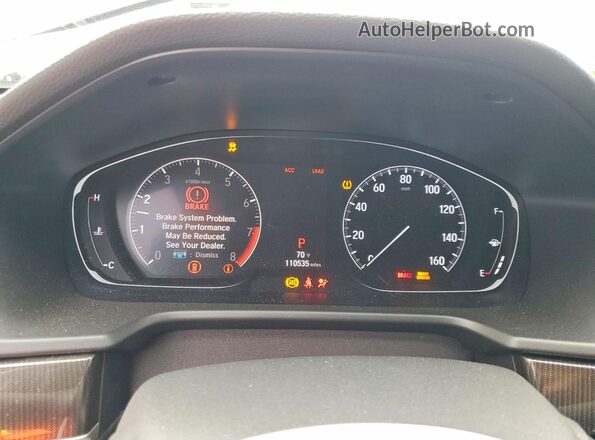 1HGCV2F30LA026173 2020 HONDA ACCORD Gray ხელსაწყოთა პანელის ხედი