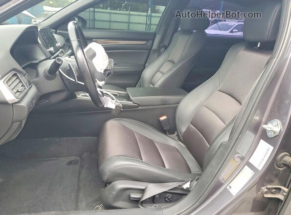1HGCV2F30LA026173 2020 HONDA ACCORD Gray წინა სალონის ხედი