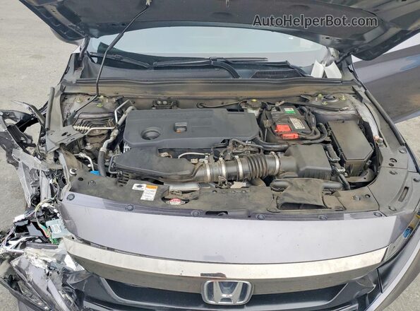 1HGCV2F30LA026173 2020 HONDA ACCORD Gray უკანა სალონის ხედი