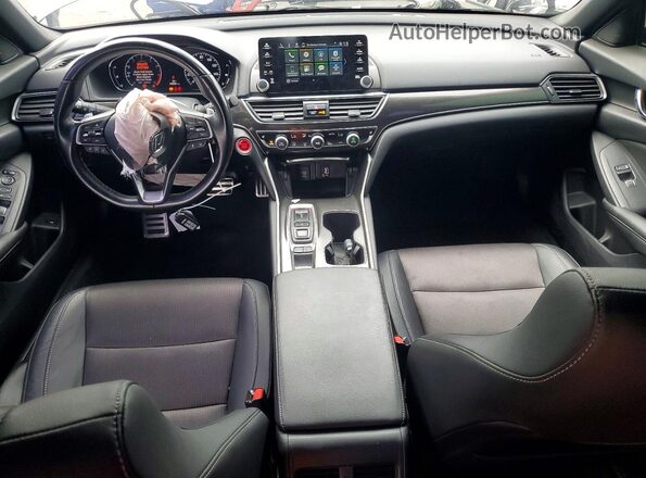 1HGCV2F30LA026173 2020 HONDA ACCORD Gray წინა პანელის ხედი