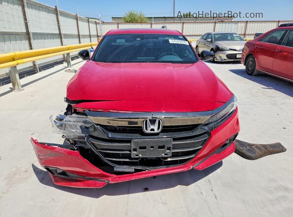 1HGCV2F30MA021850 2021 HONDA ACCORD Red Vista frontal