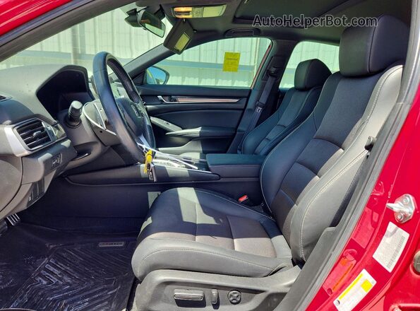 1HGCV2F30MA021850 2021 HONDA ACCORD Red Vista interior delantera