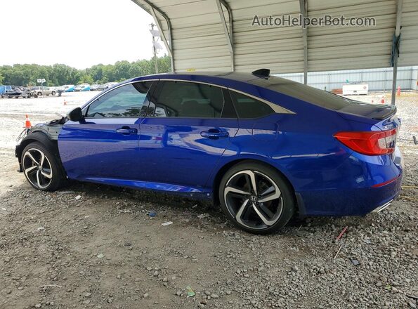 1HGCV2F30NA019730 2022 HONDA ACCORD Blue Tył lewy