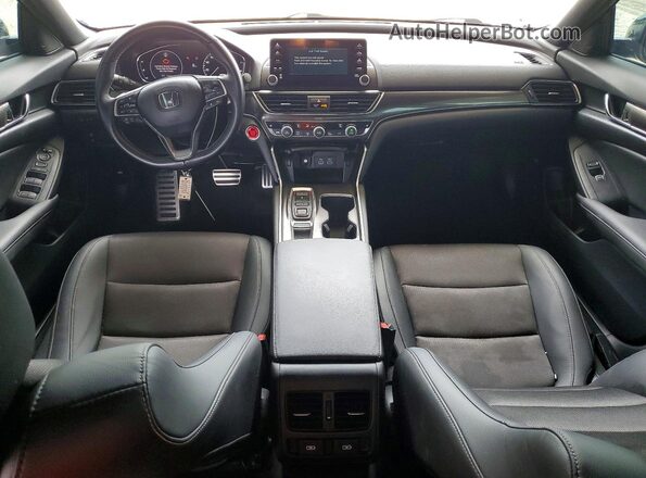 1HGCV2F30NA019730 2022 HONDA ACCORD Blue Widok deski rozdzielczej