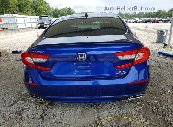 1HGCV2F30NA019730 2022 HONDA ACCORD Blue Widok z tyłu