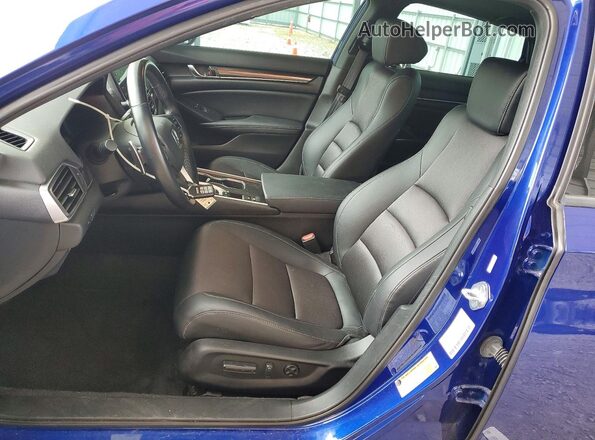 1HGCV2F30NA019730 2022 HONDA ACCORD Blue Widok wnętrza z przodu