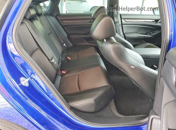1HGCV2F30NA019730 2022 HONDA ACCORD Blue Widok tylnych siedzeń