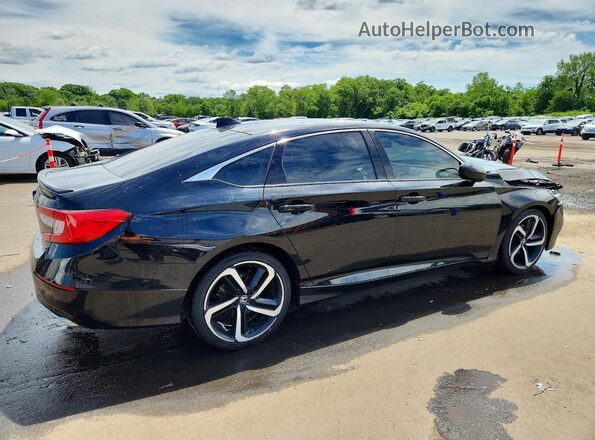 1HGCV2F31LA013173 2020 HONDA ACCORD Black უკანა მარჯვენა