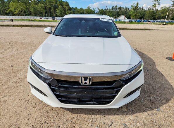 1HGCV2F31LA013609 2020 HONDA ACCORD Белый Вид спереди
