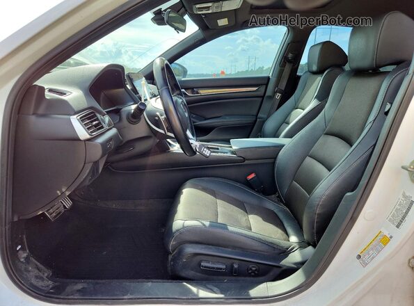 1HGCV2F31LA013609 2020 HONDA ACCORD Белый Вид салона спереди