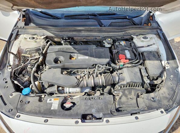 1HGCV2F31LA013609 2020 HONDA ACCORD Белый Вид задней части салона