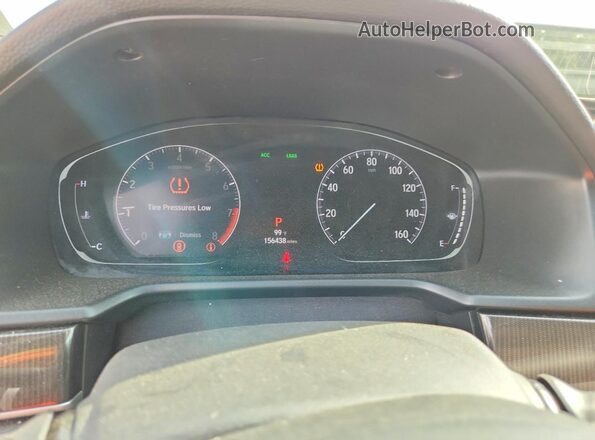 1HGCV2F31LA013609 2020 HONDA ACCORD Белый Вид щитка приборов