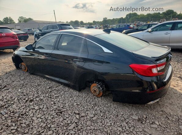 1HGCV2F31NA024595 2022 HONDA ACCORD Black Rear left