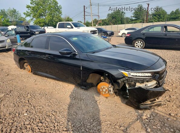 1HGCV2F31NA024595 2022 HONDA ACCORD Black Front right