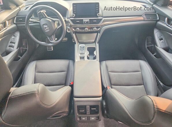 1HGCV2F31NA024595 2022 HONDA ACCORD Black Dashboard view