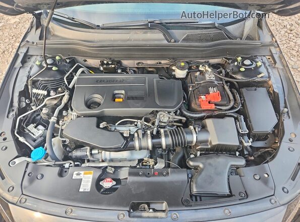 1HGCV2F31NA024595 2022 HONDA ACCORD Black Rear interior view