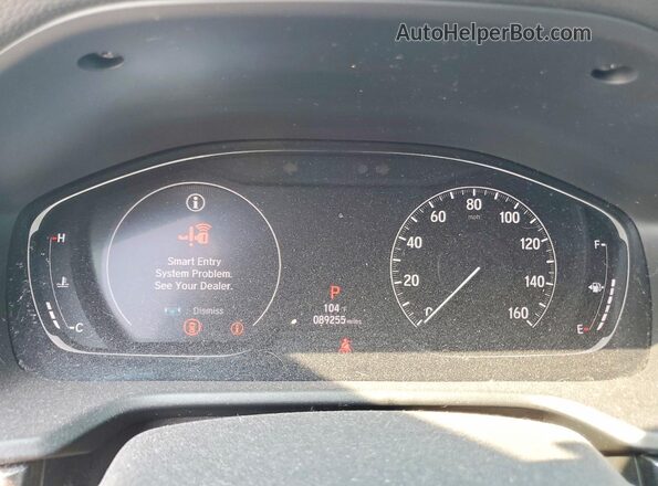 1HGCV2F32JA010747 2018 HONDA ACCORD Black Vista del cuadro de instrumentos