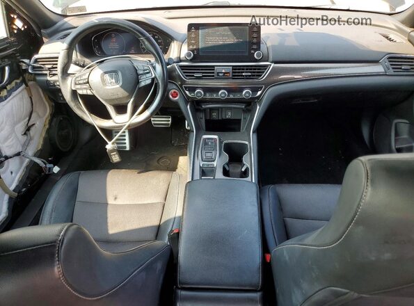 1HGCV2F32JA010747 2018 HONDA ACCORD Black Vista del salpicadero