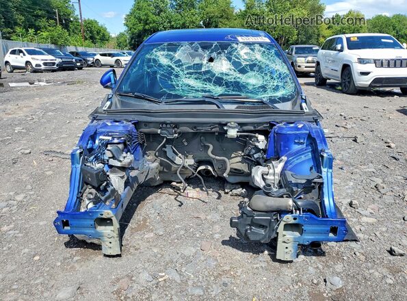 1HGCV2F32KA001046 2019 HONDA ACCORD Blue Вид спереду