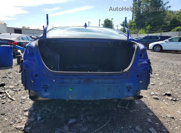 1HGCV2F32KA001046 2019 HONDA ACCORD Blue Вид ззаду