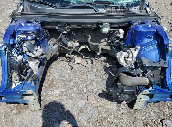 1HGCV2F32KA001046 2019 HONDA ACCORD Blue Вид задньої частини салону