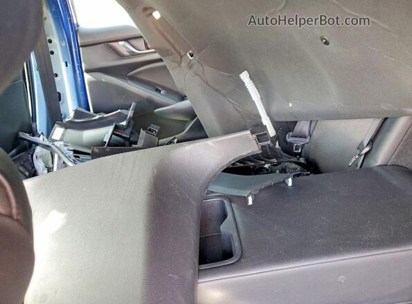 1HGCV2F32KA001046 2019 HONDA ACCORD Blue Вид підкапотного простору