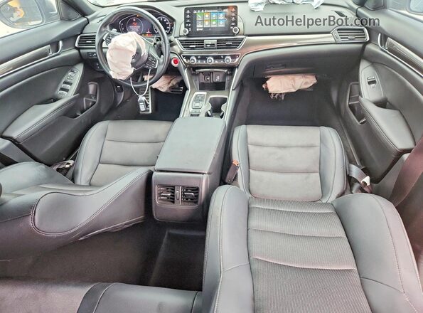1HGCV2F32KA003282 2019 HONDA ACCORD Серый Вид панели приборов